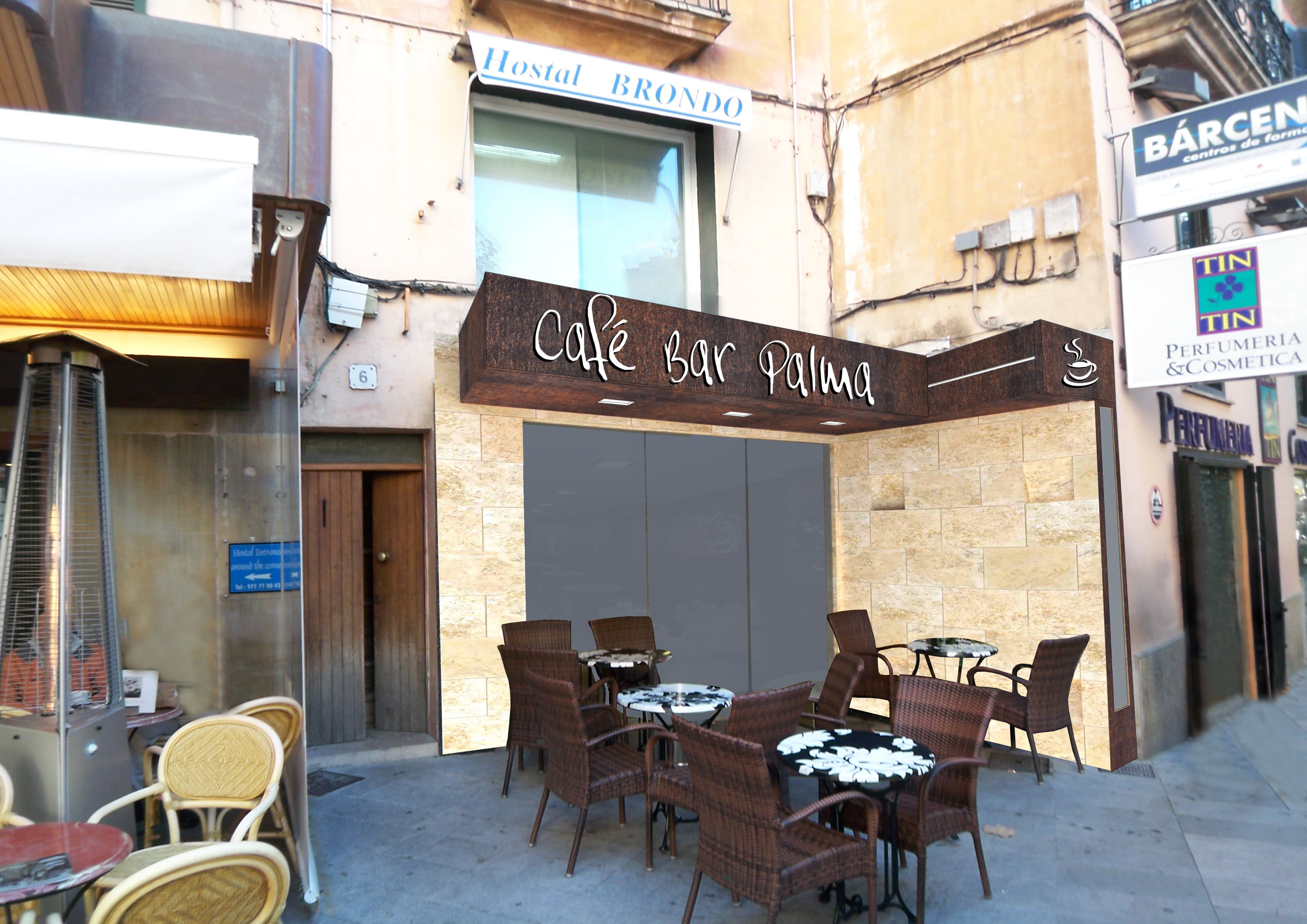 Reforma de fachada de cafetería 6