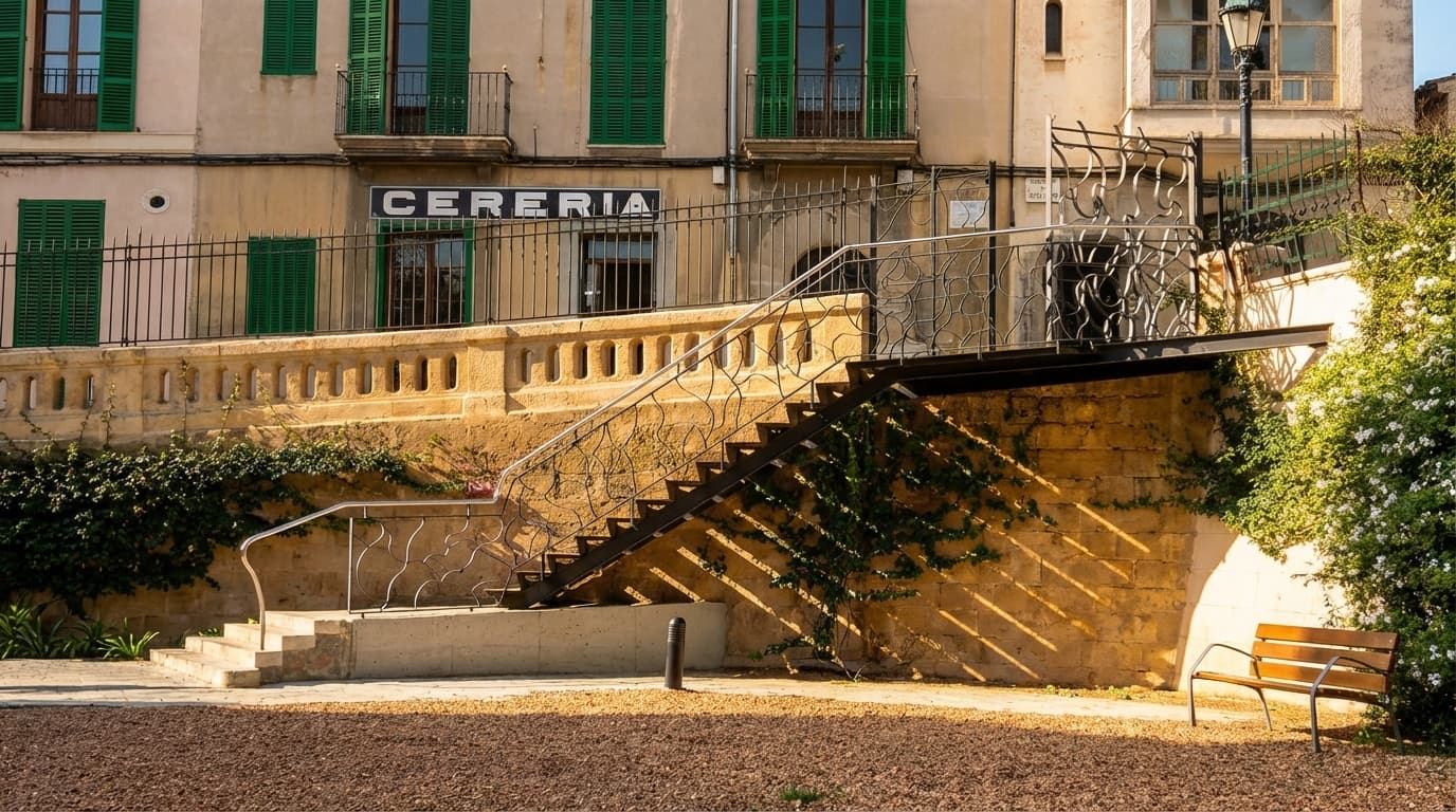 Recuperación del jardín de la Misericordia
