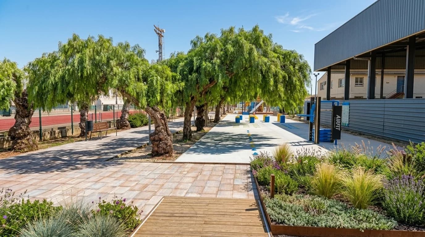 Improvement of playground and outdoor sports leisure area