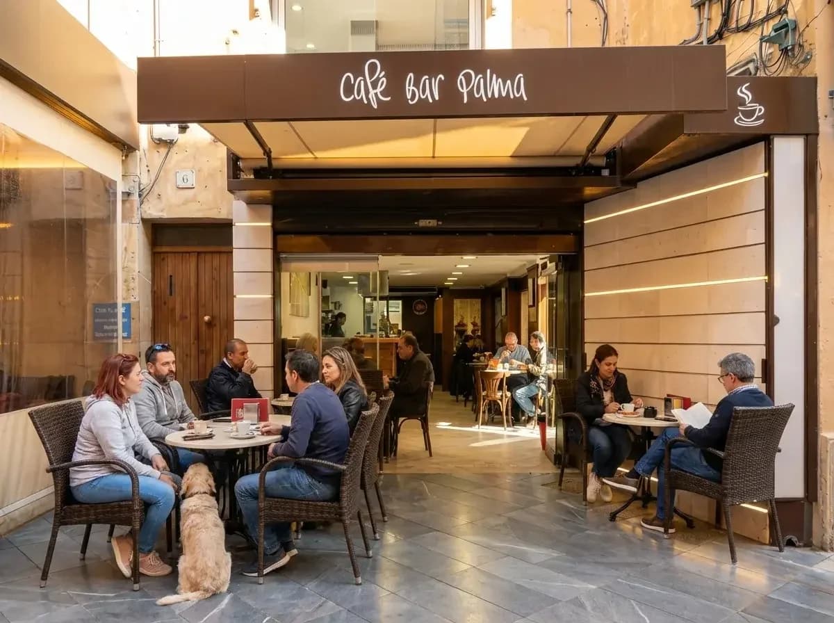 Cafe facade renovation